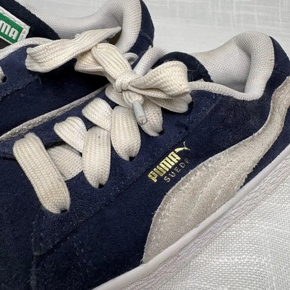 Puma Suede Classic Blue Toddler Sneakers Size 8c Summer Comfort Play Safe Shoes